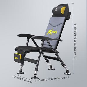 TEMU 다양한 배치로 인해 제품 코팅이 다를 수 있습니다. 유즈이우안 신형 알루미늄 합금 접이식 낚시 의자 | 다중 지형, 텔레스코픽 다리 (조립 불필요), 사계절 사용 가능 | 민물 및 유료 낚시장에 이상적|좌식의자|접이식의자|의자