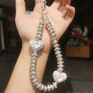 TEMU 여성을 위한 유니버설 반짝이는 모바일 폰 고리