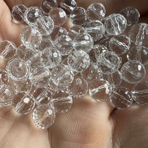 TEMU 30/50/100/200개 유리 비즈 세트, 6mm-12mm, 다양한 크기, DIY 쥬얼리 만들기, 풍경, 펜던트, 목걸이 및 액세서리