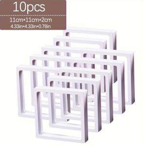 TEMU 목걸이, 팔찌, 귀걸이, 반지를 위한 10개 세트의 보석 디스플레이 박스 - 고무성과 높은 탄성성을 가진 다용도 보관 케이스 - 액세서리 및 수집품 보관용 - 산화 방지 클리어 Ps 재질의 보석 디스플레이 및 포장 용품