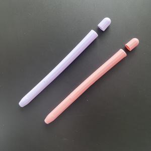 TEMU 애플 펜슬용 2개 세트 부드러운 실리콘 보호 케이스 - 초박형, 내구성 있는 커버, 1세대 & 2세대 아이패드 호환, 컬러 아트워크가 있는 정밀 펜 슬리브, 디지털 드로잉 도구|모던 에스테틱|유연한 보호, 연필 케이스