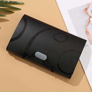 TEMU 라벨 탭이 있는 12포켓 미니 확장 파일 폴더 조직함, 카드, 쿠폰, 영수증, 계산서 및 잔돈을 위한 PP 소재 지갑, 7x4.1인치 - 다용도 콤팩트 아코디언 수납 케이스