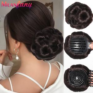 TEMU 5인치 블랙 브라운 합성 클로 클립 시뇬 엠테이션 클립 인 헤어 여성 헤어피스 컬리 헤어 번 패션 헤어 백 헤어 익스텐션 헤어 밴드