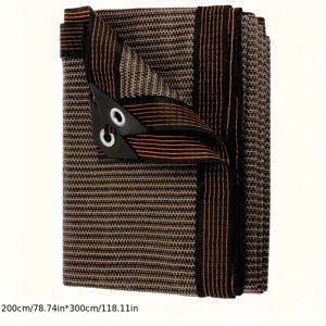 TEMU 1롤 90% 선쉐이드 천 프라이버시 스크린 강화 고리 포함 - 정원, 온실, 닭장, 현관, 파티오용 헤비듀티 메쉬 쉐이드 커버 - 내구성 HDPE 원단 (트렐리스 시스템 호환) by Zhongyu