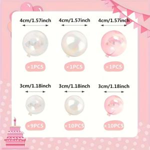 TEMU 혼합 6/32개 투명 케이크 장식 세트, 생일, 결혼식, 기념일, 크리스마스 및 하누카 등 다양한 행사에 적합