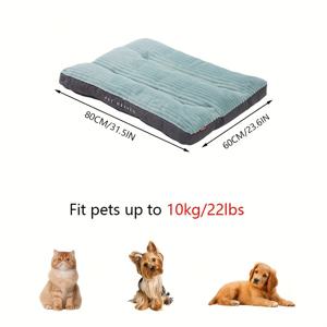 TEMU 미끄럼 방지 받침대가 있는 초대형 강아지 침대 - 튼튼한 메모리폼 & 두꺼운 쿠션 표면, 초대형 강아지를 위한 튜브 방지 디자인 - ///, 사계절용 소프트 침구 (탈착식 커버 포함) - 대형견을 위한 튼튼한 애완 동물 침대