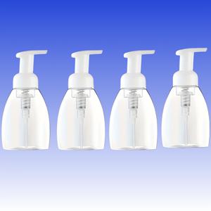 TEMU 4개 10개 250ml 거품 비누 디스펜서 펌프 병, BPA 무료 비어있는 재충전 가능한 플라스틱 용기, 액체 비누용 - 주방, 욕실, 상업용; 투명한 플라스틱 거품 카운터탑 비누 디스펜서, 거품 펌프 병