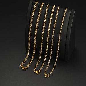 TEMU 5pcs 18K 골드 도금 스테인리스 스틸 체인 세트 남성 및 여성용 - 심플하고 클래식한 스타일, 저자극성, 변색 방지 목걸이 일상 착용 및 특별한 날을 위한 - 크리스마스 및 모든 시즌 선물