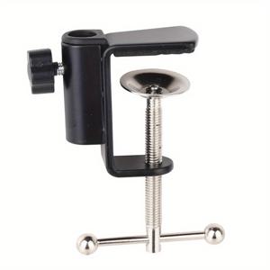 TEMU 1개 브래킷 클램프 DIY 고정용 금속 클립 피팅 나사 카메라 홀더 스탠드 마운트 방송 마이크 데스크 램프 클램프