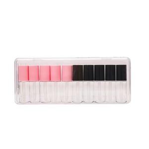 TEMU 10개 미니 3ml 립글로스 튜브 - 저자극성, PVC 무함유, DIY 메이크업 및 일상 사용을 위한 리필 가능 화장품 용기