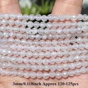 TEMU TeoWaki 2/3/4mm 천연 커팅 스톤 비즈 - DIY 목걸이 팔찌 귀걸이 액세서리용 라운드 루스 비즈, 크리스마스 선물, 졸업식, 교사의 날, 개학 시즌, 광택 마감, 반사 표면