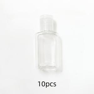 TEMU 10개 세트 1oz 누출 방지 여행용 병 - 대용량, 충전 가능, 플라스틱 용기, 플립 캡이 있는 화장품, , 향수 없는 용기