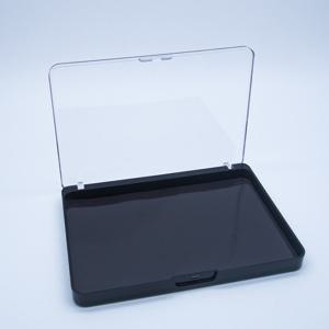 TEMU 1개 팩 자성 메이크업 정리함, 플라스틱, 경량, 바닥 장착 화장품 보관함, 형광펜, 아이섀도, 립스틱, 파우더에 전기 불필요