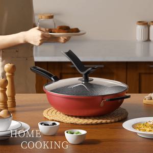 TEMU 13.39인치 비스듬한 캐스트 아이언 프라이팬 - 스테이크를 세어, 팬케이크를 뒤집을 때 완벽한 - RV 주방 요리, 가스, 인덕션, 캠핑 스토브와 호환되는 내구성, 쉽게 청소할 수 있는 - 휴일 요리, 캠핑 필수품 | 세련된 금속 마감 | 내구성 있는 철제 프라이팬|인덕션