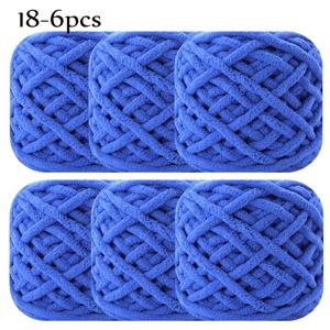 TEMU 6-팩 굵은 실, 총 570g, 각 20.1oz, 100% 폴리에스터, 부드럽고 푹신한, 두께 8mm, 다색, DIY 뜨개질 및 크로셰, 모자, 스카프, 담요, 가방용 따뜻한 실 - 95g±5g/50m/pc|뜨개실