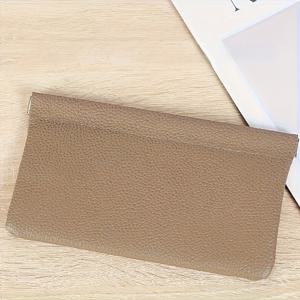 TEMU 가죽 자체 잠금 지갑 - 여권, 면허증, 이어폰, 립스틱 및 화장품 보관을 위한 디자인 - 다양한 색상으로 제공, 여행 지갑