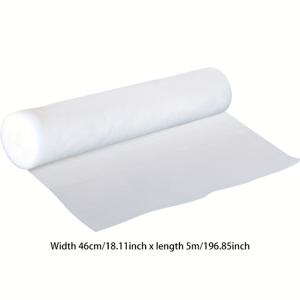 TEMU 1롤, 18.11 x 196.85인치 레인지 후드 그리스 커버, 고온 내성 주방 방화 필터 메쉬 부직포 먼지 차단막