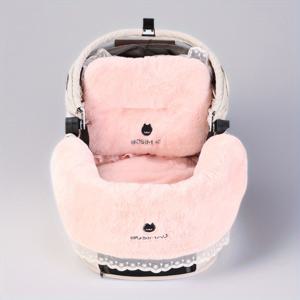 TEMU 2025 최신 고급 원단 올시즌 겨울용 애완동물 유모차 에지 매트, 방수 천 패드 세트 - 편안한 플러쉬 3pcs 유모차 내부 보호 매트, 쉽게 세척 가능 & 내구성 강화|강아지유모차