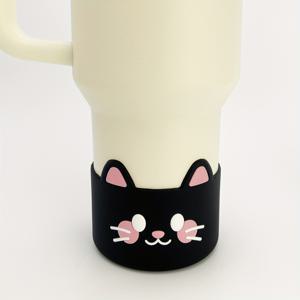 TEMU 1pc 실리콘 컵 슬리브, 동물 디자인, 미끄럼 방지 및 긁힘 방지 베이스, 40oz 텔레믹스용, 부활절, 어머니의 날, 추수 감사절, 크리스마스, 새해를 위한 완벽한 선물