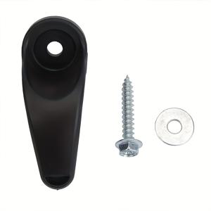 TEMU 야마하 헬멧 홀더 - 나사 고정 디자인의 ABS 그립, Xmax 400, 300, 250, 125, Nmax 125, 155, Nvx 155, Aerox, Xmax300, Nmax150, 헬멧 보관에 이상적 | 매끄러운 블랙 마감 | 안전한 부착, 헬멧 홀더