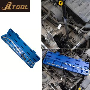 TEMU 15개 범용 아이들러 벨트 텐셔너 풀리 제거 도구 세트, 서펜타인 벨트 텐셔너 렌치 키트, 엔진 타이밍 벨트 텐션 너트 볼트 나사 탈부착 공구