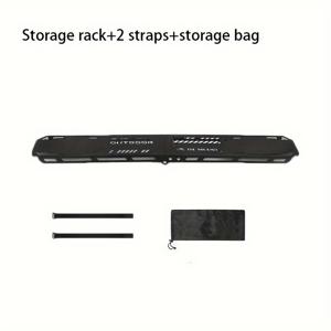 TEMU 1pc 휴대용 접이식 캠핑 테이블, 보관 트레이 포함 - 내구성 있는 철, 전원 필요 없음, 야외 레크레이션 및 피크닉에 이상적, 분할 상단 디자인, 야외 식사 세팅 | 분할 상단 테이블 | 내구성 있는 구조, 피크닉 테이블|캠핑테이블