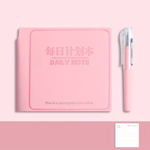 TEMU 컴팩트 휴대용 일일 플래너 노트북 - 다양한 색상과 신축성 있는 클로저가 있는 미니 스퀘어 포켓 사이즈 정리함, 생산성을 향상시키는 데일리 체크리스트 포함 - 사무실 및 개인 사용에 이상적, 사무용품 | 컴팩트 디자인 | 고품질 종이