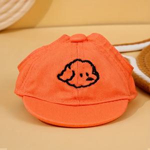 TEMU 1개 개구리 태양 모자, 애완 동물 패턴, 내구성 및 편리함, 소형 개 및 고양이에게 적합