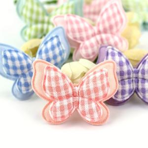 TEMU 10pcs 3.3x4cm 수제 천 나비 장식 - 두꺼운 DIY 헤어 클립, 헤드밴드 및 여성용 공예 장식, 상상력 있는 꽃과 기하학적 패턴, 헤어 액세서리, 상상력 있는 헤어 장식, 장식 헤어피스, 상상력 있는 공예