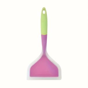 TEMU 다기능 실리콘 스패출러, 내열성 논스틱 팬 및 프라이팬 요리 도구, 피자와 바비큐 스테이크용 와이드 마우스 디자인, 팬케이크 뒤집기에 적합한 튼튼한 주방 용품, 배터리가 필요 없는 가정용 및 야외 조리에 이상적