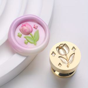 TEMU 1pc 미니 인장 금속 헤드 스탬프, , 풍선 개, 꽃 디자인 - 스크랩북, 일기, 편지, 결혼식 초대장, 졸업, 선물 포장, 일기장 장식 | 장식 스탬핑 | 금속 구조