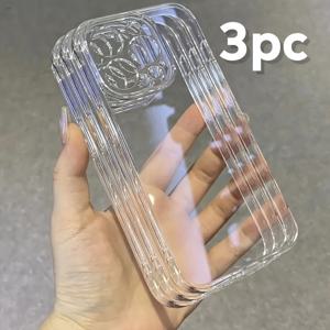 TEMU 새로운 투명한 폰 케이스 세트 3개, 360도 포괄적인 보호 기능을 제공하며, Apple iPhone 16, 15, 14, 13, 12, 11, XS, XR, X, 8, 7, Mini, Plus, Pro Max, SE 시리즈와 호환됩니다. 할로윈 선물, 부활절 선물, 생일 선물, 여자 친구, 남자 친구, 친구, 또는 자신을 위한 완벽한 선물입니다.