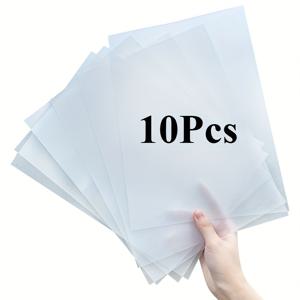 TEMU 인쇄 가능한 슈링키 시트 - 잉크젯 프린터용 슈링키 플라스틱 종이, DIY 공예, 키체인, 크리스마스 장식품, 스크랩북킹을 위한 수축성 종이, 가정 및 사무실 프린터 호환 가능, 페이퍼 크래프트 용품, 나비 디자인