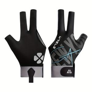 TEMU 1pc WRELS 전문 스누커 장갑, 왼손 세 손가락 빌리어드 장갑, 통기성, 가벼움, 미끄럼 방지 및 신축성, 스누커 빌리어드에 완벽한, 빌리어드 액세서리