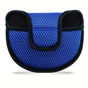 TEMU 새로운 골프 클럽 커버 나일론 메쉬 하프 서클 퍼터 프로텍터, 골프 액세서리