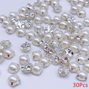 TEMU 30개 모조 진주 자수 리스테인 크기 3mm, 4mm, 5mm 인 인형 자수 프로젝트 및 소형 공예 용품