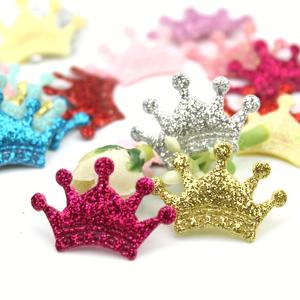 TEMU 60개 2*3cm 컬러풀 글리터 귀여운 왕관 스티커 DIY 헤어, 옷, 신발, 모자 장식용 액세서리