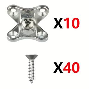 TEMU 50개, 아연 합금 나비형 코너 패스너 - 아연 도금 나비형 브라켓 및 스크류 포함 | 내구성 강한 금속 가구 지지 커넥터 (캐비닛, 서랍장, 옷장용) | 부식 방지 하드웨어 솔루션