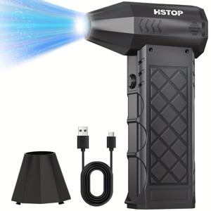 TEMU 5,400,000RPH 개인용 쿨링 팬, 휴대용 터보 캠핑 팬, 핸드헬드 터보젯 팬, 고출력 헤어 드라이어, 고속 강력 터보 팬 USB 충전식, 여름 시원함, 컴퓨터 청소 야외 캠핑 차량 건조|차량용선풍기|캠핑선풍기