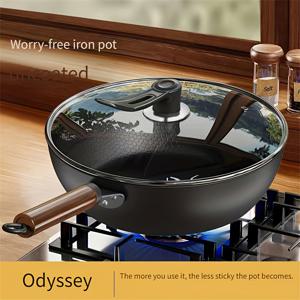 TEMU 캐스트 아이언 프라이팬 - 망치질 텍스처 논스틱 표면, 인덕션 & 가스레인지 호환, 두꺼운 다기능 튀김 팬, 가정용/캠핑/아기식품용, 식기세척기 안전, 홈 쿠킹, 평평한 바닥, 내구성 강화, 홈 셰프를 위한 캐스트 아이언 프라이팬|다리미