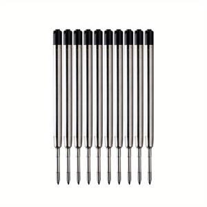 TEMU 파커 펜용 3.9인치 볼펜 리필 - 중간 굵기 블루, 레드, 블랙 잉크 롤러 (사무용 문구)