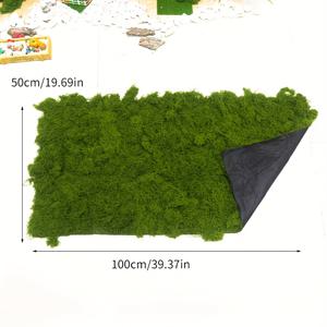 TEMU 1장 인공 잔디, 이끼, 절단 천과 같은 녹색 이끼, 정원, 미크로 랜드스케이프, 아쿠아리움 장식, 크리스마스 파티 장식에 적합합니다.