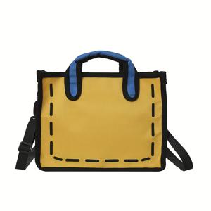 TEMU 여성용 일본 애니메이션 크로스바디 백 - 핑크 & 액센트가 있는 귀여운 만화 캐릭터 디자인, 지퍼 잠금 장치가 있는 튼튼한 핸드백, 여성용 컴팩트한 데일리 지갑, 캐주얼 외출, 장난기 넘치는 디자인, 견고한 구조, 패션 애호가, 여성가방, 여성 가방