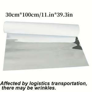 TEMU 1 롤 3D 거울 벽 스티커 - 깨지지 않는, 세척 가능한, 유리, 타일, 캐비닛 도어 및 부드러운 표면에 적합 - 장식적인 현대 스타일, 다단계, 창의적인 가정 장식, 거울 벽 장식