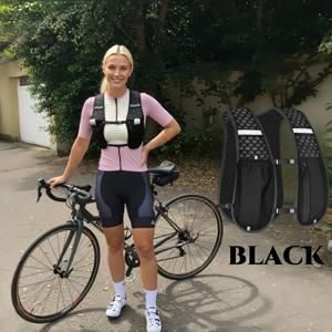 TEMU 핸즈프리 러닝 폰 파우치와 물병 홀더 - 하이킹, 사이클링, 헬스용 경량 베스트 백 - 안전한 지퍼 클로저, 조절 가능한 스트랩 - 휴대폰, 태블릿, 병 호환 가능 - 야외 스포츠용 애슬레틱 백팩