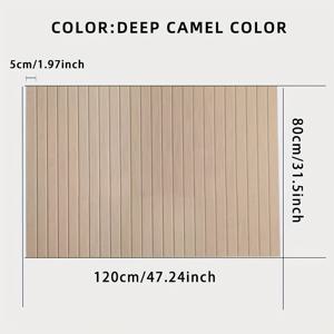 TEMU 1개 대형 펠트 벽 타일 - 소음 감소 폴리에스터 원단 게시판, 두꺼운 수직 줄무늬 펠트 보드, 사각 디자인, 사진, 메모 및 모듈러 벽 시스템에 완벽함, 부드러운 보드 대체품 | 장식용 펠트 보드 | 내구성 있는 펠트 타일, 거실 벽 장식 타일, 보너스 푸시핀과 접착제 포함