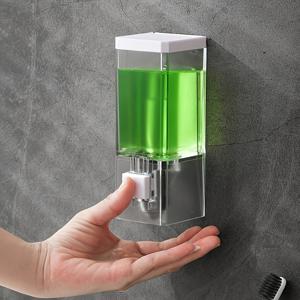 TEMU 드릴 없는 벽걸이형 비누 & 샴푸 디스펜서 - 공간 절약 투명 욕실 정리함, 내구성 플라스틱 모던 디자인, 쉬운 세척 샤워 캐디 - 크리스마스, 발렌타인데이, 이스터 선물로 완벽한 선택, 욕실용 비누 홀더, 슬림한 벽 마운트, 쉽게 청소 가능한 소재, 현대적인 수납, 튼튼한 정리함, 홈 오거나이저