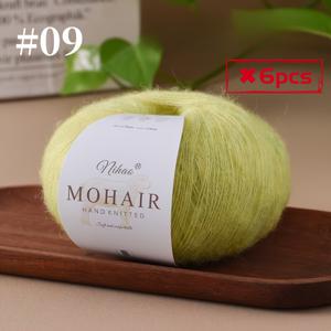 TEMU 6팩 마하이 울트라소프트 그라데이션 스카프 숄, 베이비 스웨터 및 아동복용 수제 뜨개질 실, 컬러풀 실 패턴,부드러운 니트 질감,울트라소프트 실,고품질 실,니트 숄 랩,핸드메이드 러버스,부모님 선물 아이디어|뜨개실