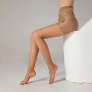 TEMU 여성용 복부 컨트롤 쉐이핑 언더웨어 - 엉덩이 리프터 압박 팬츠, 심리스 불투명 40D 섬유, 헬스, 데일리웨어 & 피규어 강화, 중성색 (선명한 라인 없음) - 세탁기 사용 가능