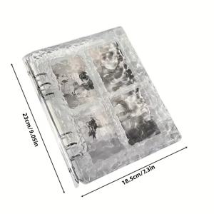 TEMU A5 포토 앨범 (40 포켓) - 트레이딩 카드, 수집품 & 기념품용 플라스틱 포토 앨범, 간편한 정리, 디스플레이 및 스크랩북 제작을 위한 10페이지 바인딩, 투명 보호, 스크랩북용 포토 앨범, 수집품 보관, 포토카드 앨범, 네컷앨범, 포토카드 바인더, 바인더 포토카드